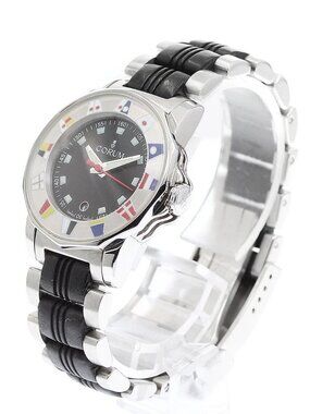 CORUM Admirals cup 039.430.20 Date black Dial Quartz Ladies Watch_907746
